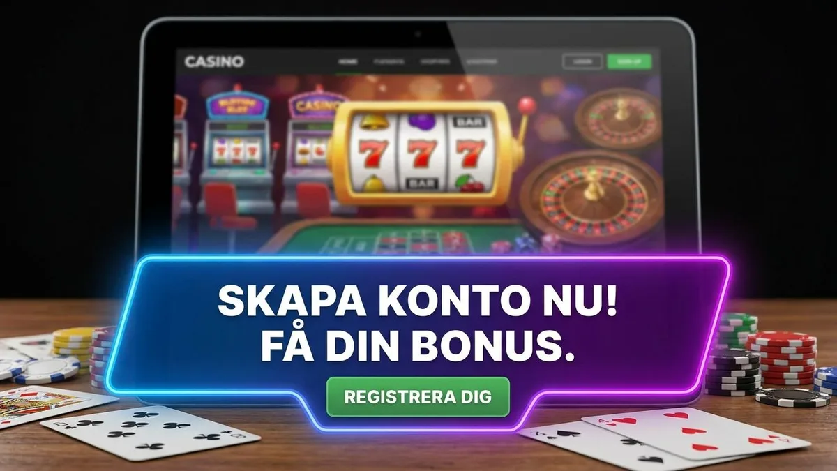 Registrera dig med bonus